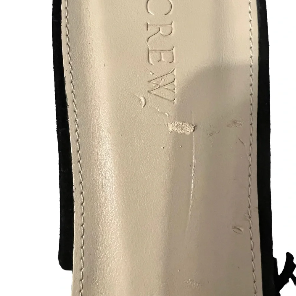 J. Crew Slip On Fringe Slides Mules Size 8.5 - Picture 5 of 5